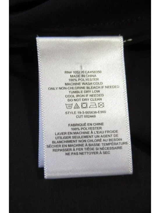 NWT Equipment Essential in Black White Star Print Satin Button Down Shirt XS - Picture 6 of 9